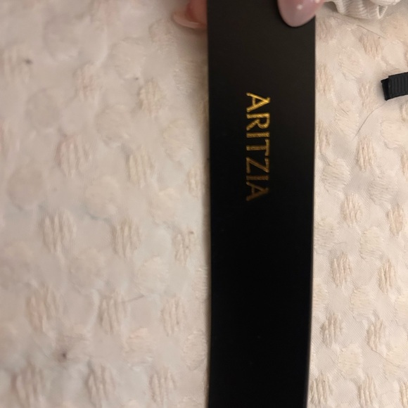 Aritzia Looper Solid Brass Leather Belt, Sz S - Picture 4 of 6